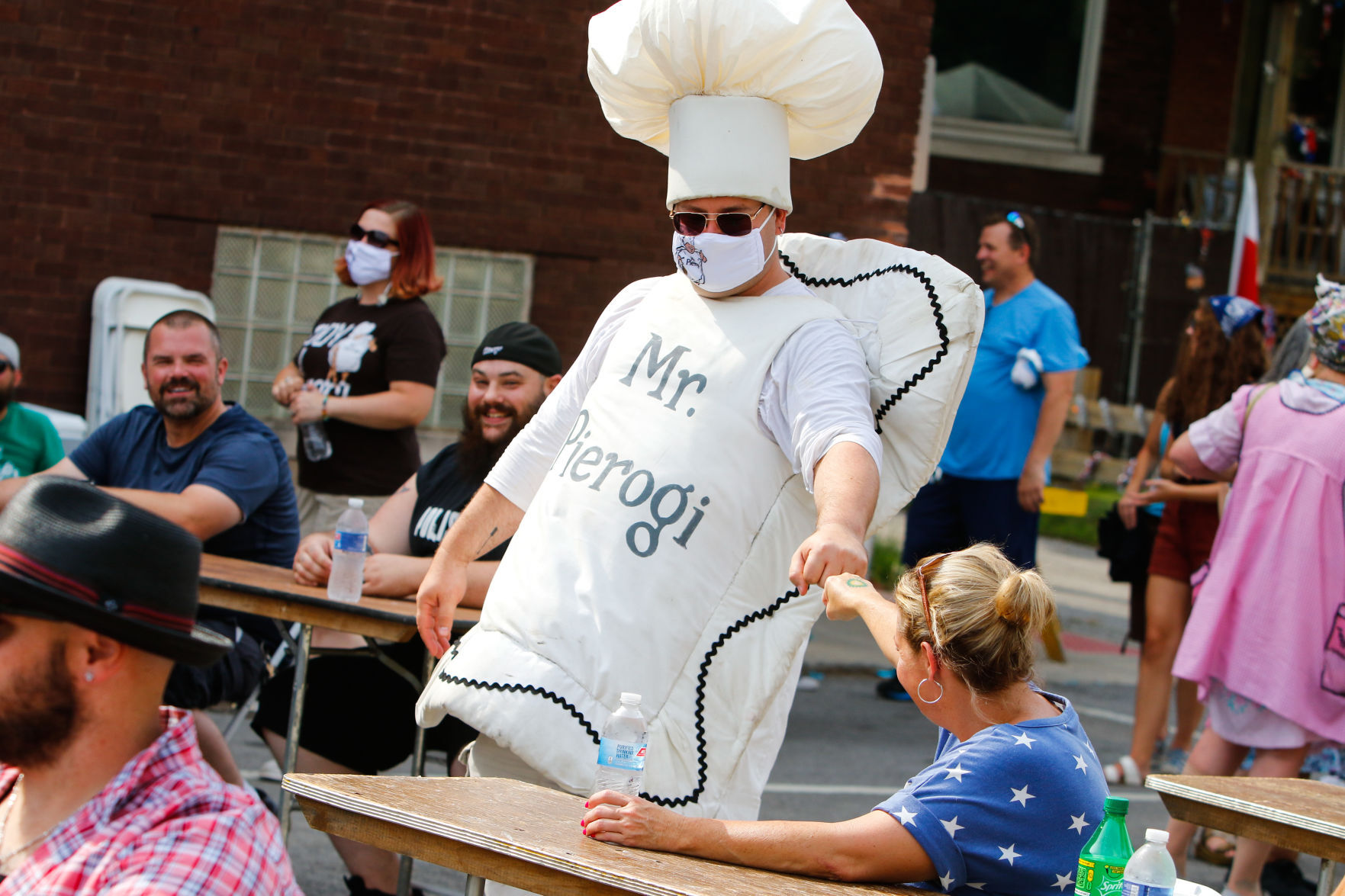 Pierogi Fest eating contest